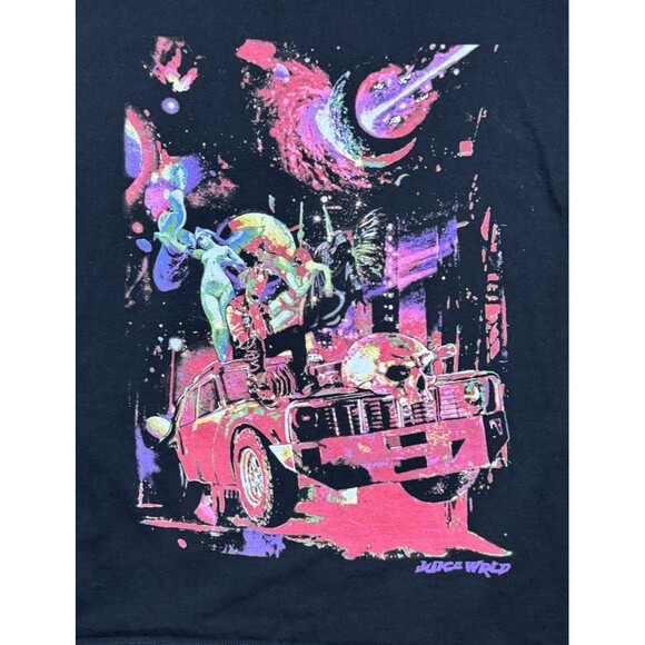 Juice Wrld x Vlone Cosmic T-Shirt XL – 999 Club Hip-Hop Streetwear Rap - Picture 3 of 6